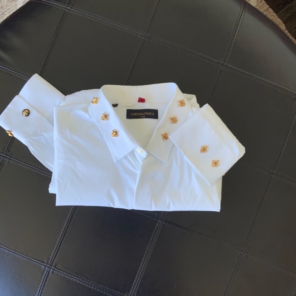 Men’s Slim-Fit Performance Stretch Solid Shirt - Picture 3 of 12